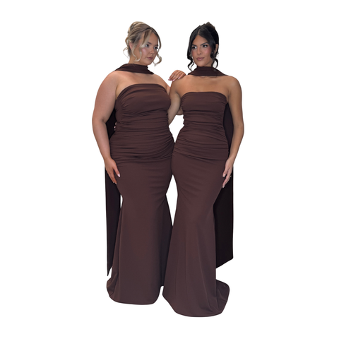 NINA RUCHED FISHTAIL (30 colours available)