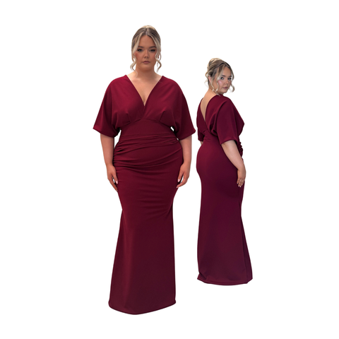 BATWING RUCHED FISHTAIL (30 colours available)