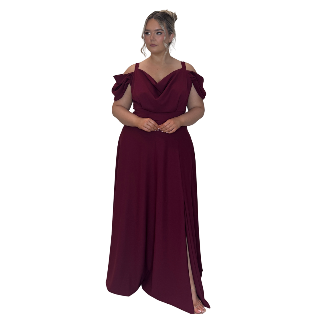 VALENCIA GOWN WITH SLEEVES (30 colours available)