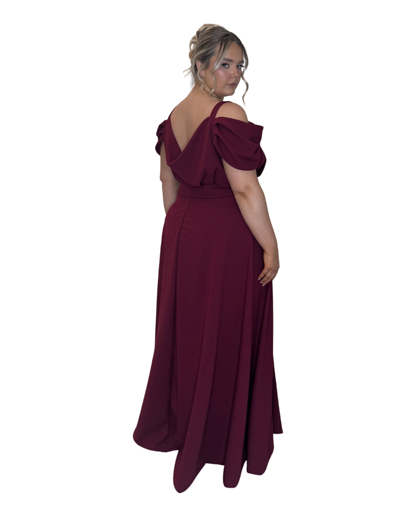 VALENCIA GOWN WITH SLEEVES (30 colours available)