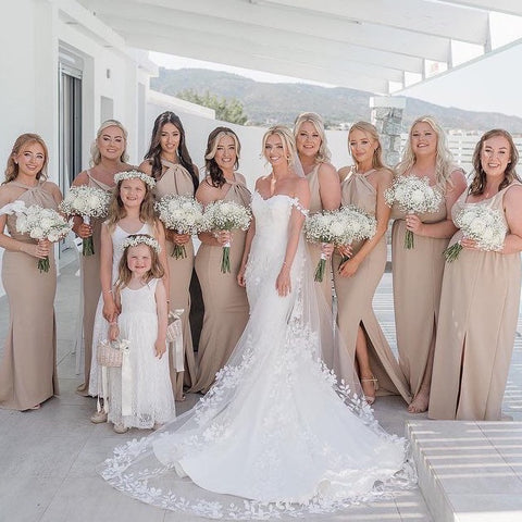 scuba bridesmaid dresses Frankie Scuba Bridesmaid Dress Ivory