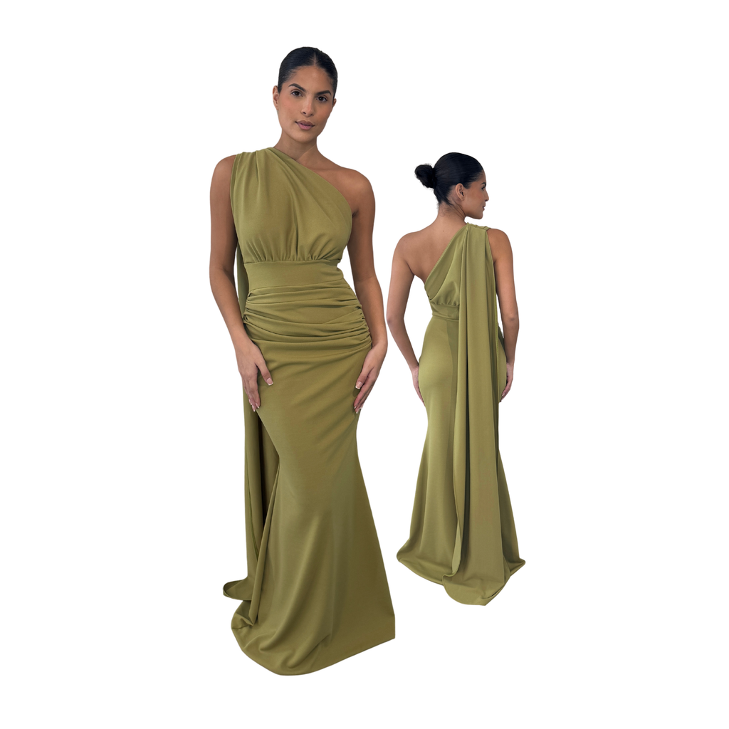 ZURI RUCHED FISHTAIL (30 colours available)