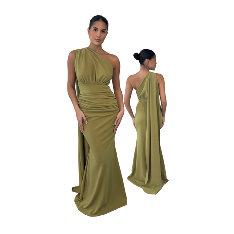 ZURI RUCHED FISHTAIL (30 colours available)