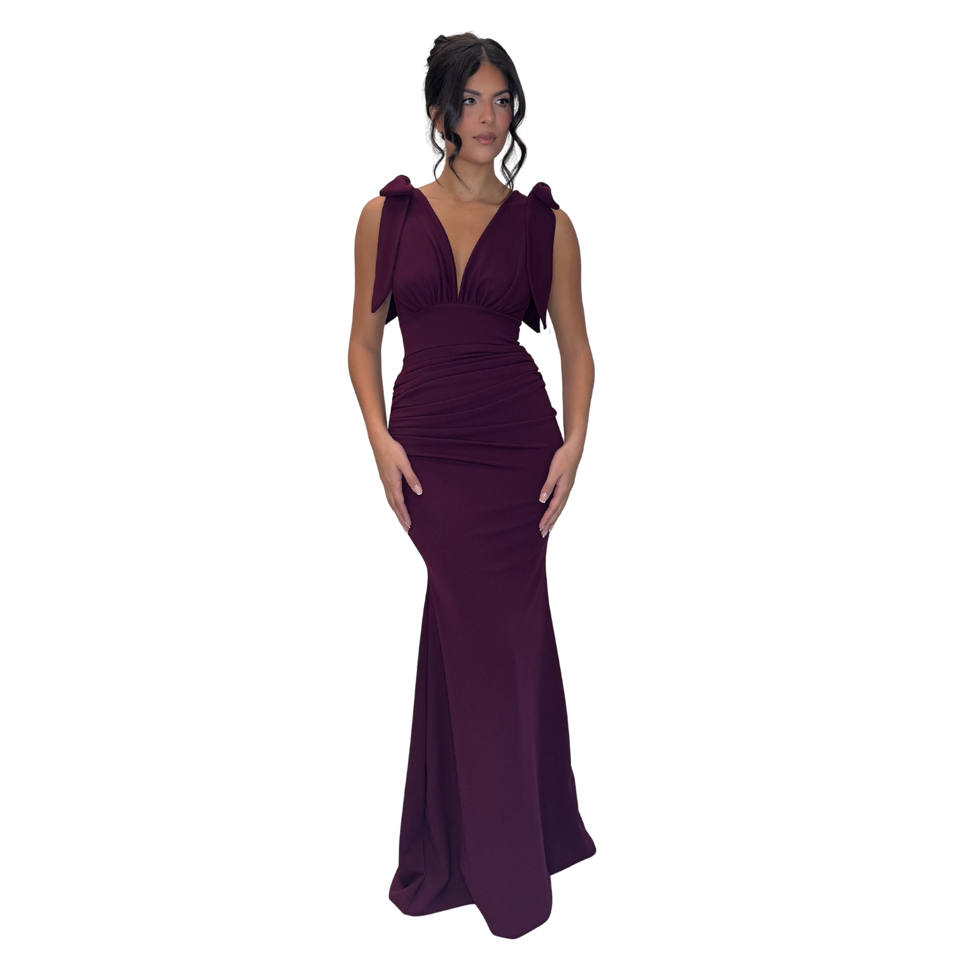 DOLCE RUCHED FISHTAIL WITH BOWS (30 colours available)