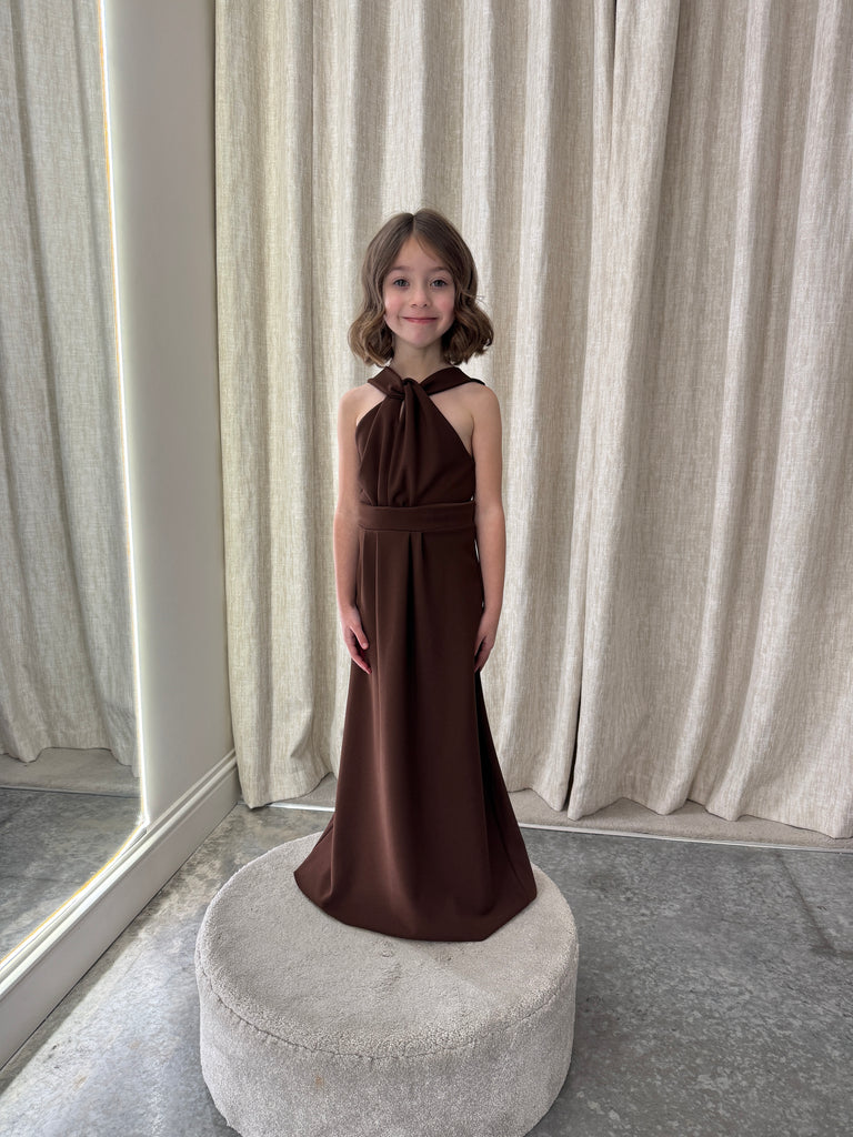 LILY SLIM GOWN JUNIOR DRESS (available in 30 colours)