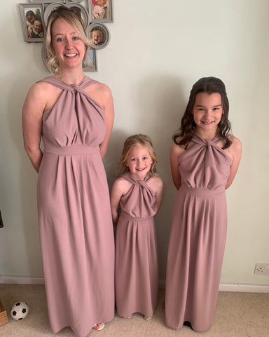 LILY SLIM GOWN JUNIOR DRESS (Made to measure & available in 20+ colours)