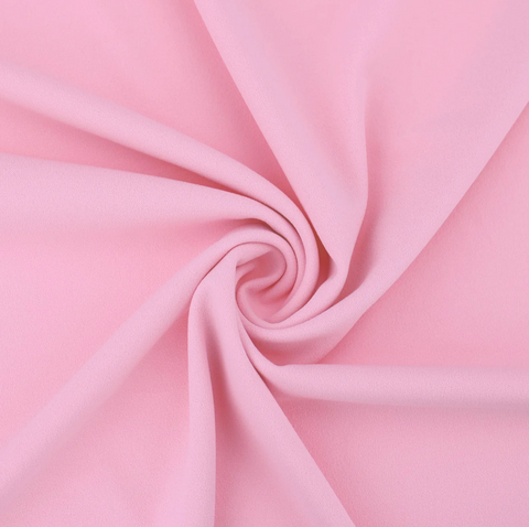 BABY PINK SCUBA CREPE