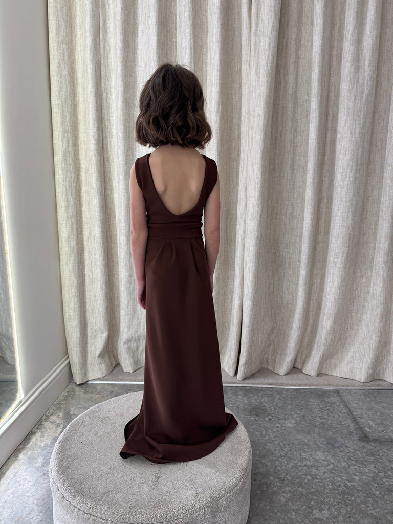 LILY SLIM GOWN JUNIOR DRESS (available in 30 colours)