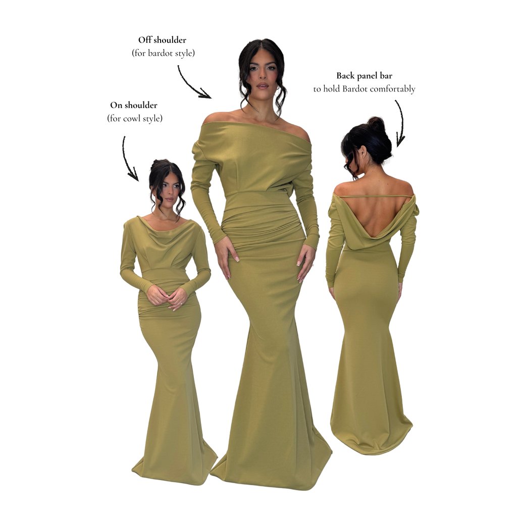 CELINE RUCHED FISHTAIL (30 colours available)