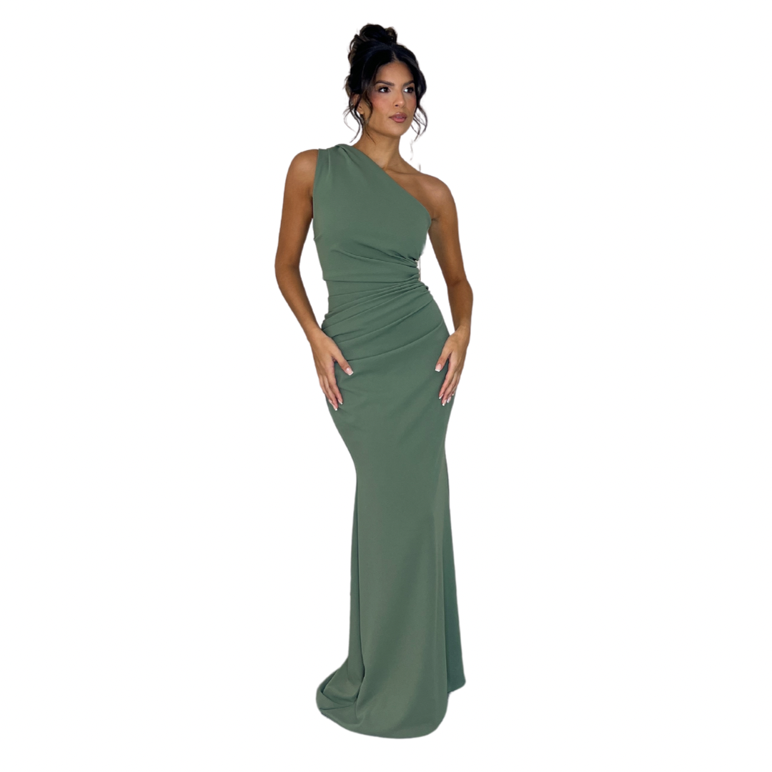 THEA RUCHED FISHTAIL (30 colours available) – Bridesmaid by JB