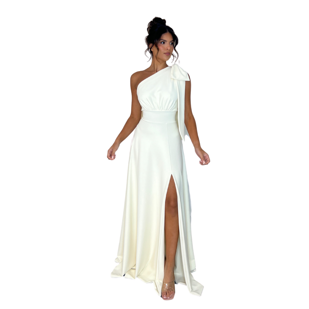 ZURI GOWN W/ BOW (30 colours available)