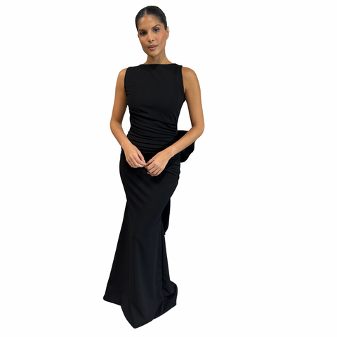 BONNIE RUCHED FISHTAIL | Bow is extra (Made to measure & available in 20+ colours)