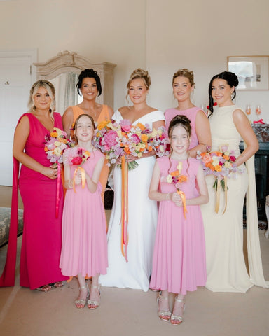 DARCY JUNIOR DRESS WITH BOW (30 colours available)