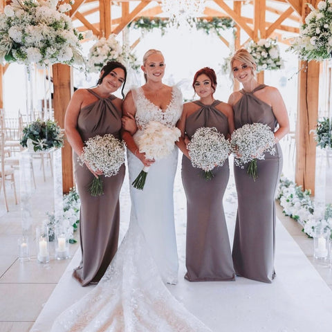 CHESTNUT SCUBA CREPE