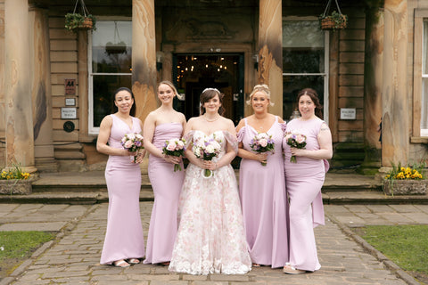 LILAC SNOW SCUBA CREPE