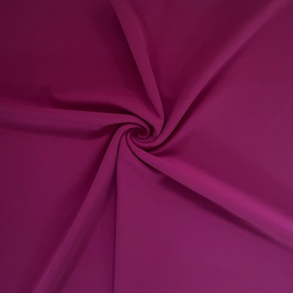 MAGENTA SCUBA CREPE